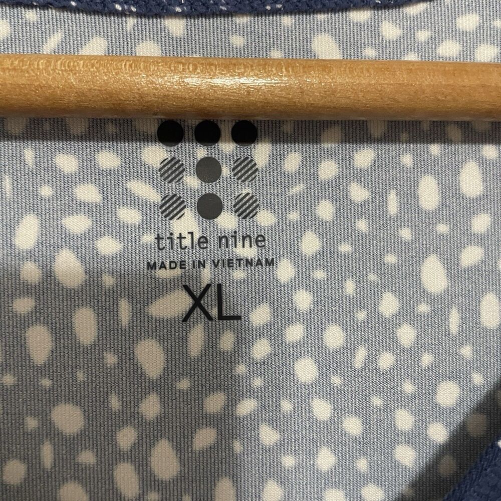 Title Nine Sayonara Cafe Sleeve Dress XL Dots - Picture 8 of 13